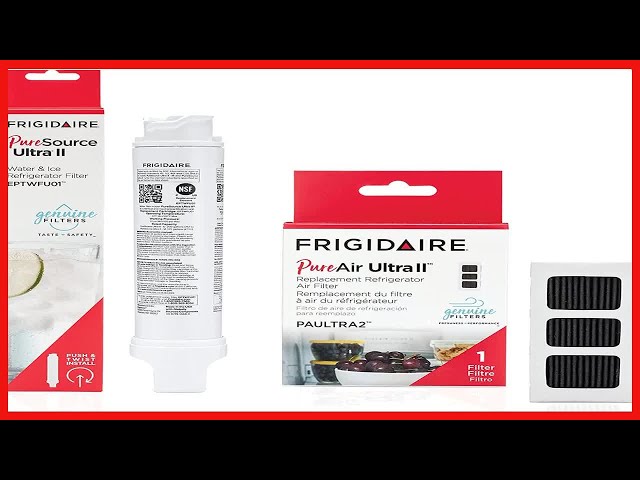 Replacing The Water Filter And Air Filter On A Frigidaire Gallery Side By  Side Refrigerator 