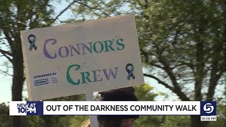 ‘Nobody is Alone’; Out of the Darkness Walk for suicide prevention spreads hope