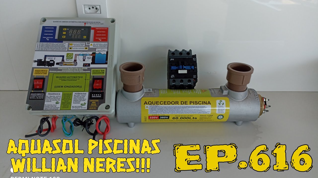 #424 - AQUECEDOR ELÉTRICO PISCINAS