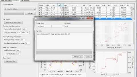 Pairs Trading Platform Batch Analysis