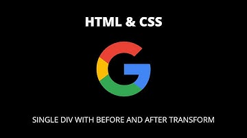 HTML & CSS | Google Logo Using Html&Css | Single Div | Before & After CSS | Learning Feathers