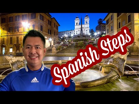 Video: Rome Spanish Steps Tourist Denda