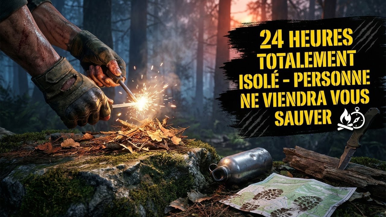 24 heures totalement isolé – personne ne viendra vous sauver.
