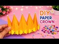DIY Paper Crown 👑 Easy Paper Crown Craft Tutorial | Beautiful Handmade Crown #craft #paper #diy