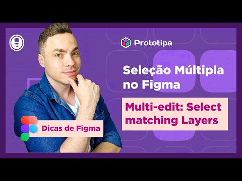 Multi-edit Select: Matching Layers no Figma  (Tutorial em Português)
