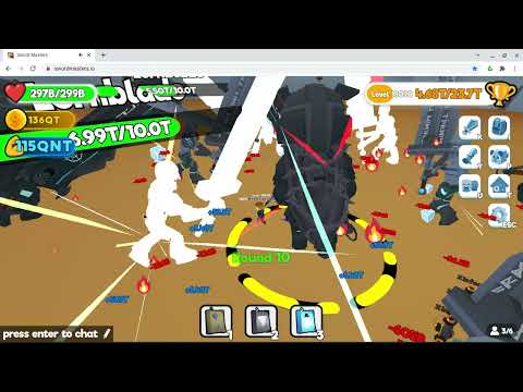 Playing Nightmare Arena with Peregrine and Hollow! (Sword master.io)