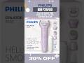 30% OFF! Philips Epilator Series 9000 Cordless Wet and Dry Electric Epilator, 9 Accessories, 60 min