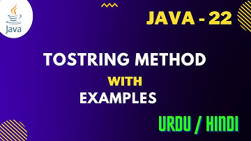 to String Method Java || Print Object Java Urdu/Hindi (Jawad Aslam)