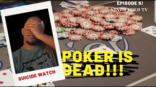 POKER IS DEAD-Vlog Episode 5. $10,000 bankroll challenge update, $1/$3 NLH & ROE screenshot 4