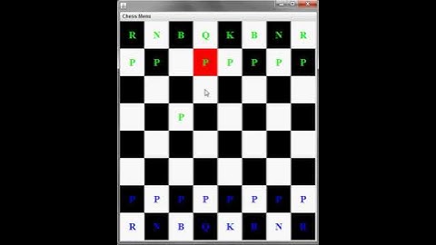 Java Chess Game