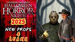 HHN 34 1ST PROPS Confirms 2 HOUSES?! | Scarezone LEAKS?!? | Halloween Horror Nights 2025