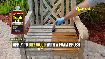 How to Clean & Restore Weathered Teak Furniture in 3 Steps