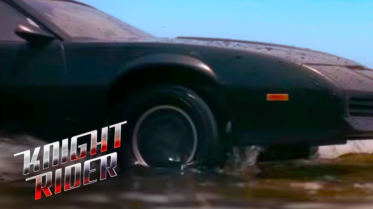 Knight Rider Pool Scene Prepare to Get Wet | KITT Drives on Water! | Knight Rider - YouTube