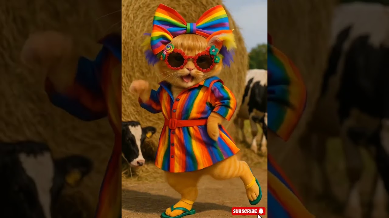 💃💃💃#แมวน่ารัก #แมวส้ม #แมวตลก #cat #catfunnyvideo #funny #amazing #pets #cute