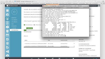 Conectar un disco duro a una VM con Linux en Windows Azure