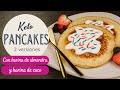 Keto pancakes - Tortitas de harina de almendra o harina de coco