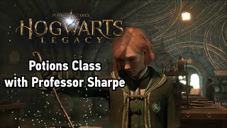 Hogwarts Legacy Potions Class with Professor Sharpe -House Slytherin Gameplay
