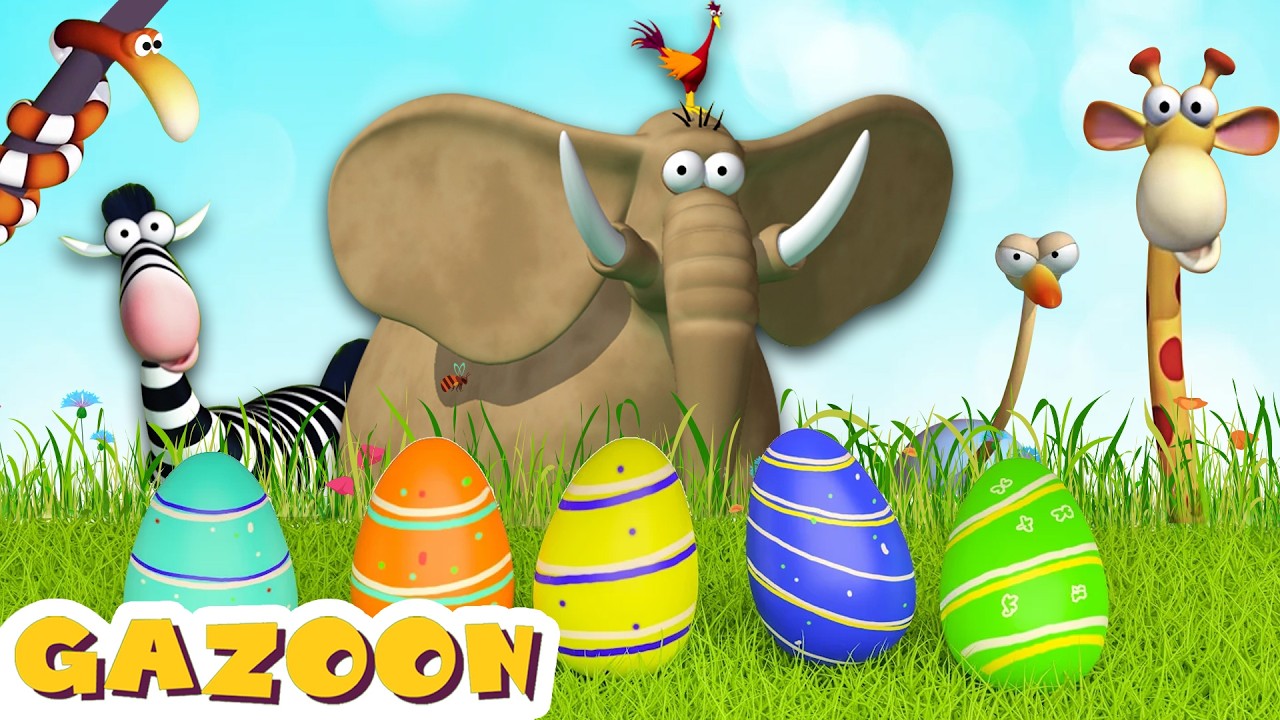 Gazoon | Egg Shaped🥚 | Easter Special | Funny Animal Cartoon For Kids