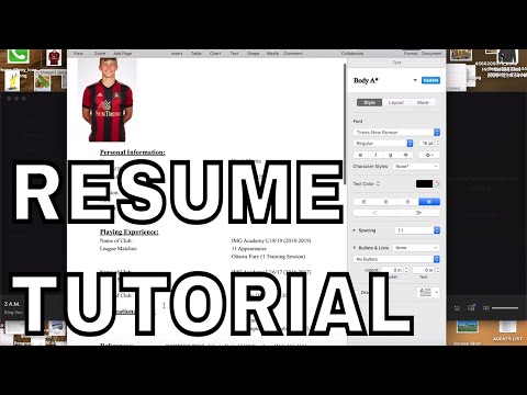 HOW-TO-MAKE-A-PROFESSIONAL-SOCCER-CV/RESUME