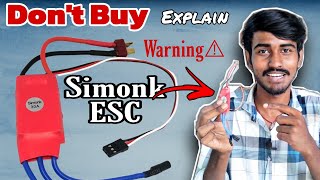 Simonk 30A Esc 🤔 | Warning⚠ | Red Simonk Esc review Experience share