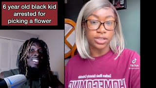 Six year old black boy arrested for picking flowers