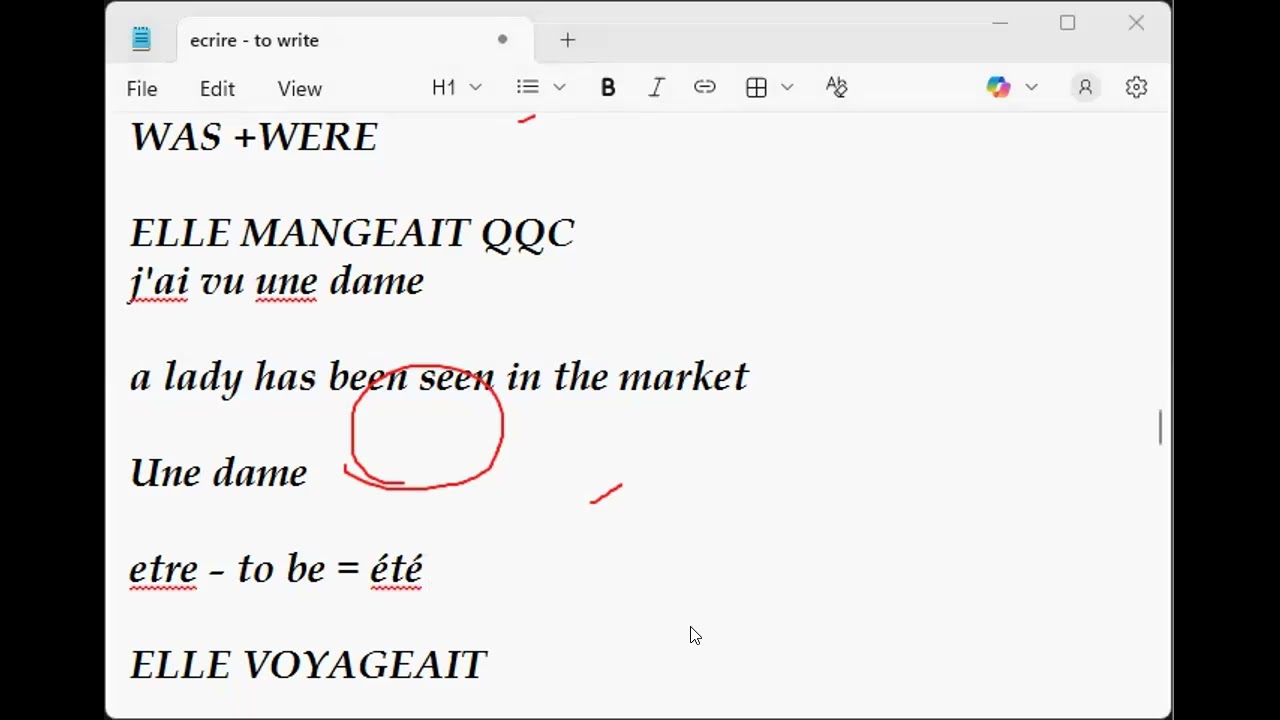 TEF SECTION A WRITING  10 AM BATCH