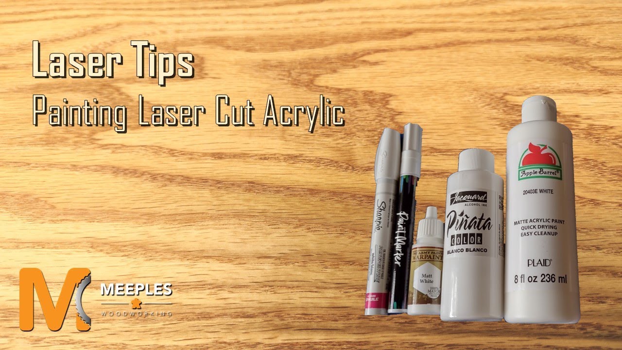 Painting Laser Cut Acrylic - YouTube