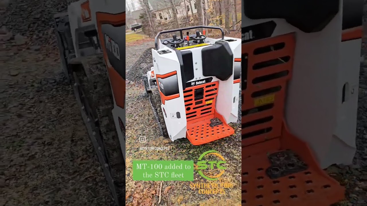 Synthetic Turf Concepts North Carolina adds a Bobcat MT-100 to its fleet.