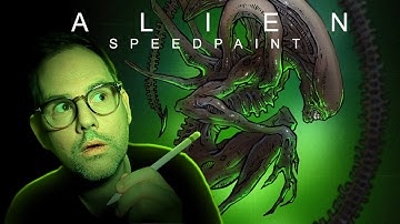 ALIEN speedpaint - Line to finished