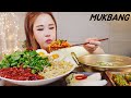 SUB) 땡초듬뿍 젓갈비빔밥 소고기뭇국 오이소박이 한식먹방 MUKBANG ASMR eating show