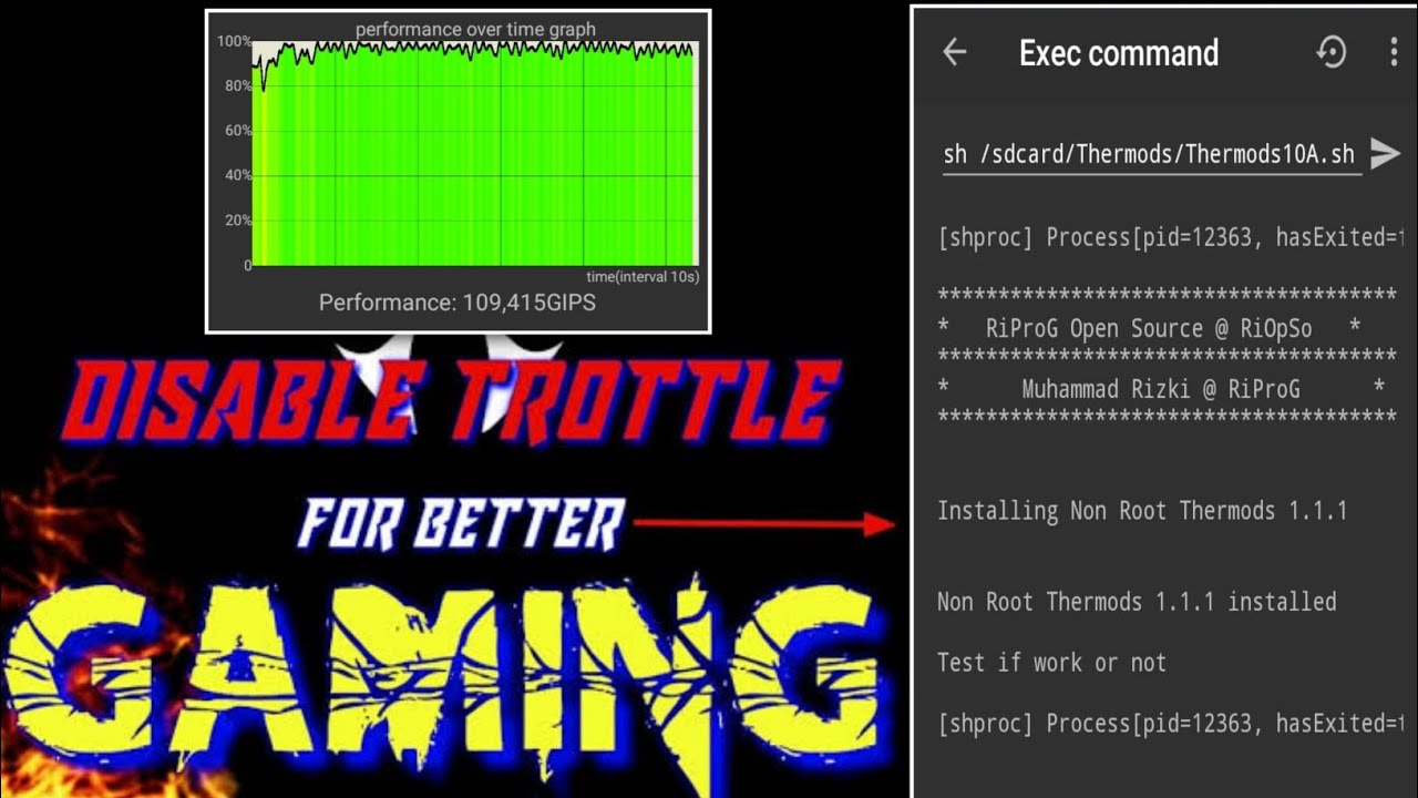 Учебное пособие — как отключить Throttle на Android для лучшей игры без рута. Прошивка Thermods д...