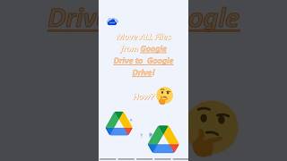Transfer All Files from One Google Drive to Another Google Drive! #cloudtransfer
