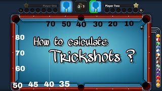 HOW TO CALCULATE 3 RAIL TRICKSHOTS || 8 BALL POOL... 🎱