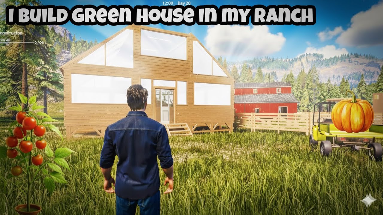 I BUILD GREEN HOUSE IN MY RANCH || RANCH SIMULATOR GAMEPLAY #10 || NOOBY GAMER 