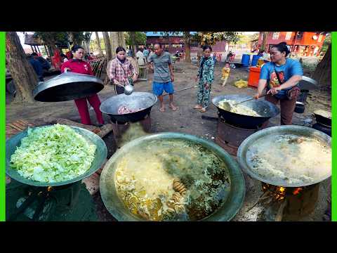 ធ្វើម្ហូបដ៏សម្បើមកម្មវិធីបុណ្យគ្រុងយុងជនជាតិដើមភាគតិចស្រុកតាវែងខេត្តរតនៈគីរី