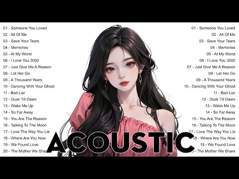 Sweet Cover English Acoustic Love Songs Playlist 2024 ❤️ Soft Acoustic Cover Of Popular Love Songs