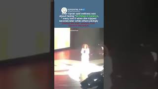 when Oprah was talking about ‘balance’ on stage… and got a little dose of karma