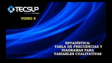 VIDEO 5 ESTADISTICA PARA VARIABLES CUALITATIVAS