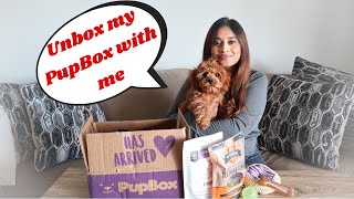 PUPBOX UNBOXING AND REVIEW with 4 months old Cavapoo Puppy | Subscription for Dogs