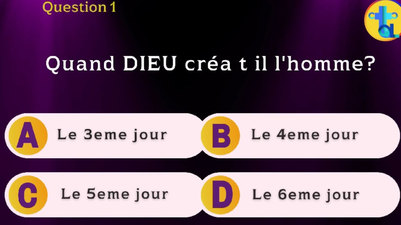 Quiz sur la bible avec questions et réponses en français, le livre de ...