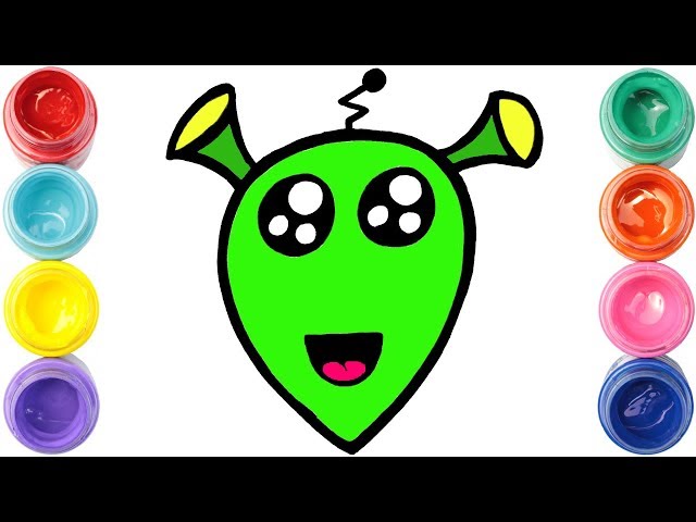 Como desenhar uma NAVE ALIEN 👽 kawaii - Como fazer desenhos fáceis - How  to draw - Cómo dibujar 