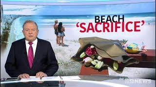 Nine + Seven News. Nightmare Interracial Marriage Baby Beach Sacrifice.(Tweed Heads)