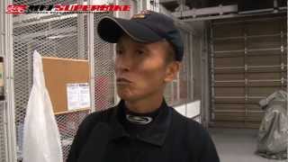 2012 SUPERBIKE - J-GP3 HIROYUKI KIKUCHI INTERVIEW -