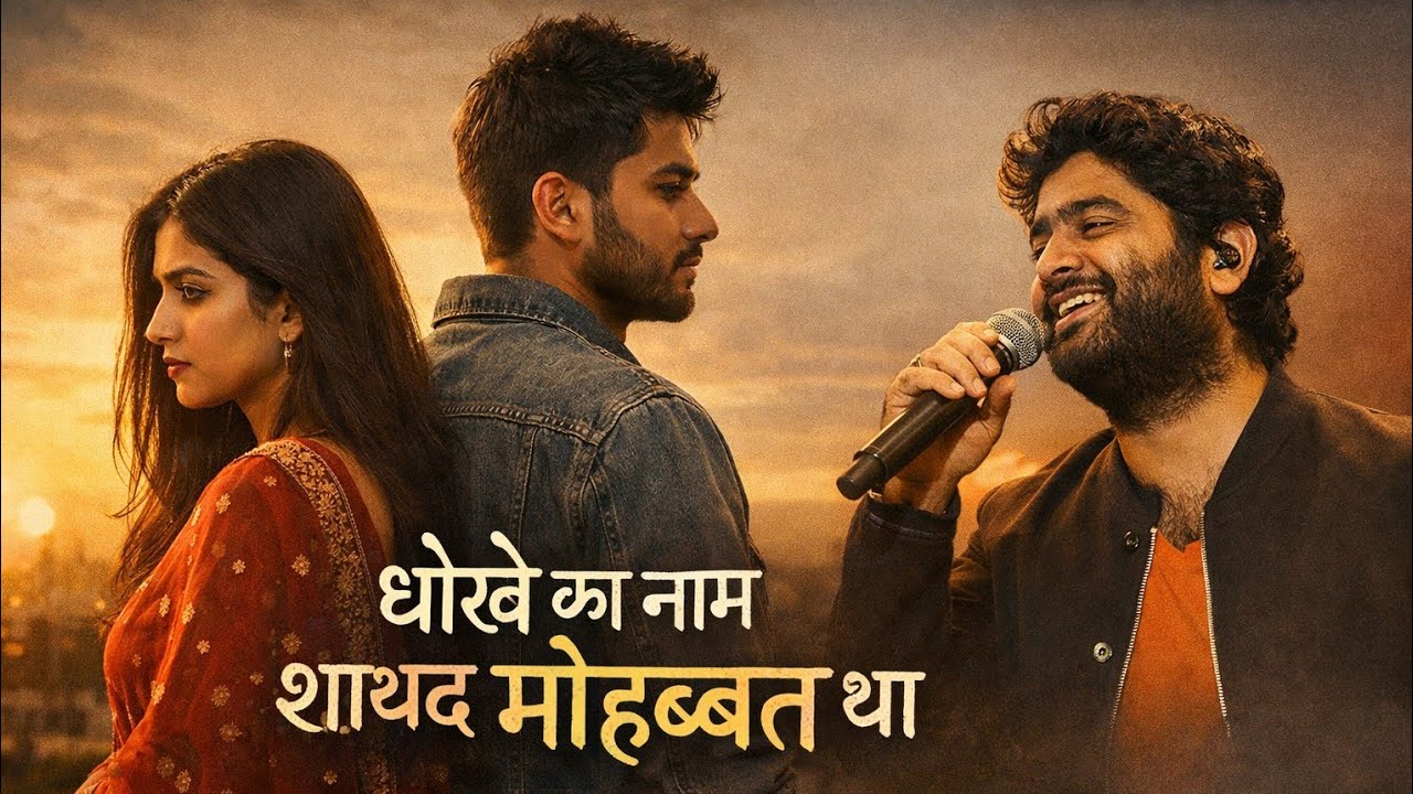 धोखे का नाम शायद मोहब्बत था💔। Heart touching sad song 💔#arijitsinghfan  #youtubemusic 