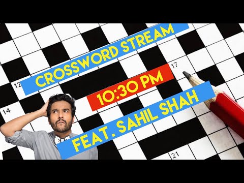 🔴 HOW TO SOLVE CRYPTIC CROSSWORDS! THE CROSSWORD EPISODE 11 Feat @SahilShahcomedy  and Rahul Krishnan