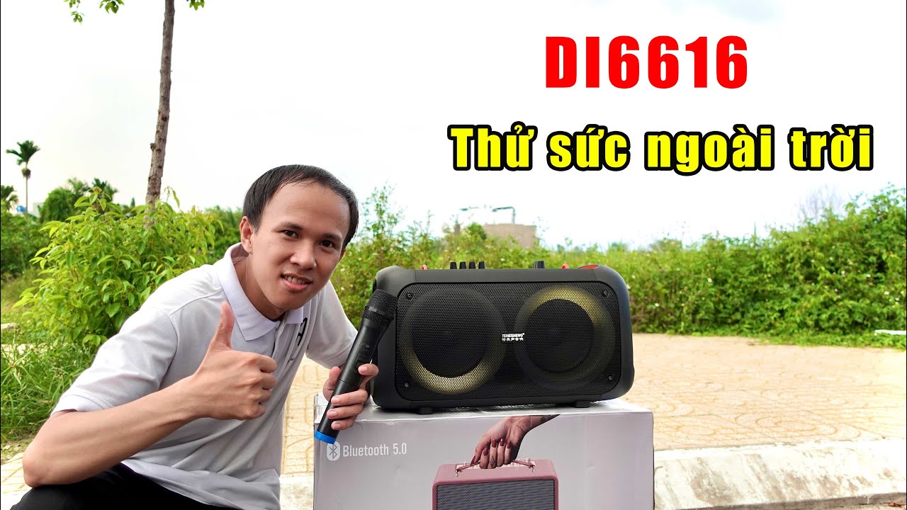 Loa Xách Tay Karaoke Nhỏ Gọn Temeisheng DI 6616 Chơi... - youtube