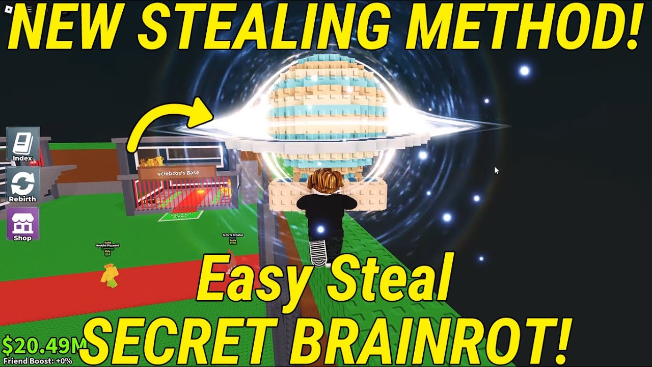 NEW STEALING METHOD in Steal a Brainrot Roblox – Easy SECRET BRAINROT Steal!