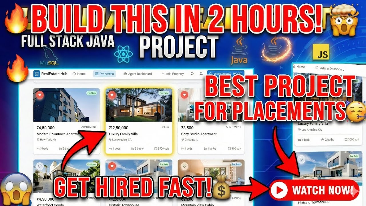 SPRINGBOOT AND REACT MYSQL PostgresSQL+ MERN Stack Real Estate web application,Get Source Code 🥳