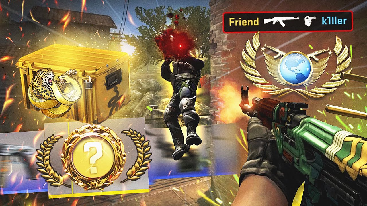 If my Global Elite friend gets a kill, I open a case... (NEW GLOVES)