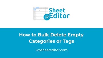 WooCommerce - How to Bulk Delete All Empty Categories or Tags